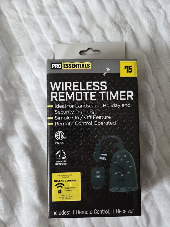 Room Essentials Other - NIB Pro Essentials Wireless Remote Timer